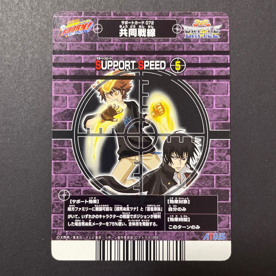 家庭教師ヒットマンREBORN リボーン 沢田綱吉 ツナ 雲雀恭弥 カード