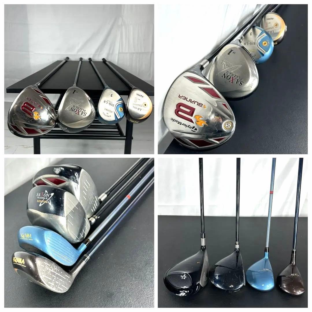 本格派 メンズゴルフクラブ 15本 フルセット お試しセット ゴルフ