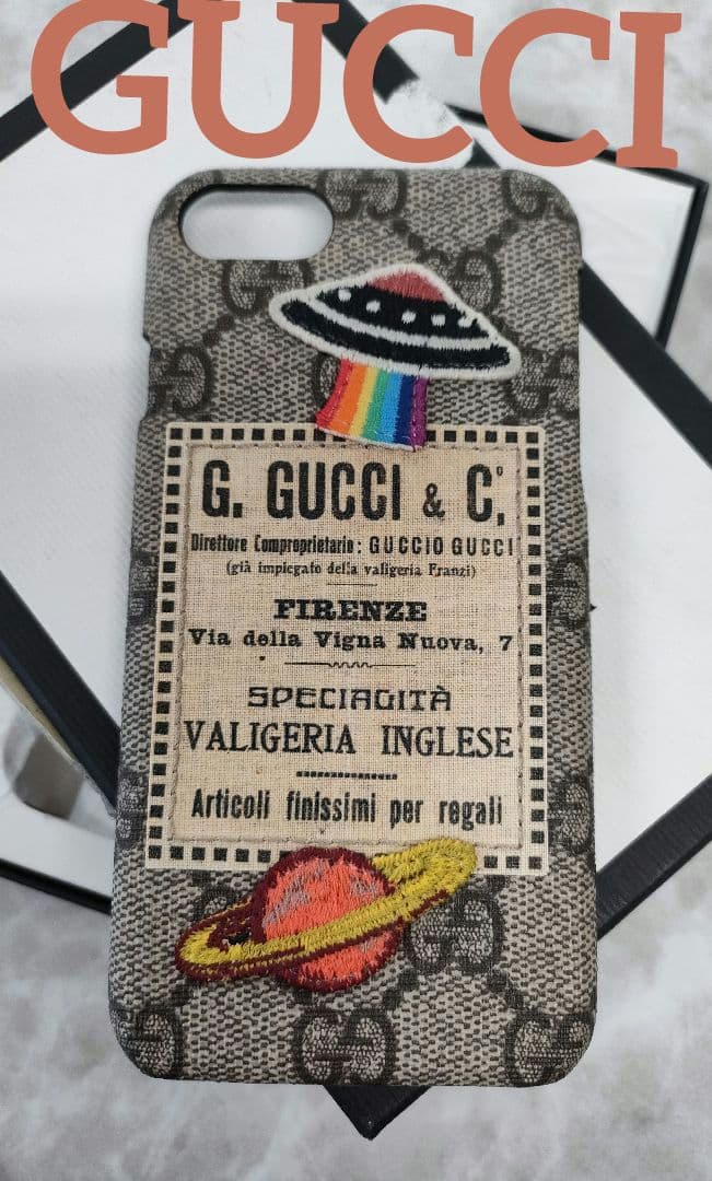 APL16 グッチ 未使用美品 ナイトクーリエ iPhone ケース - メルカリ