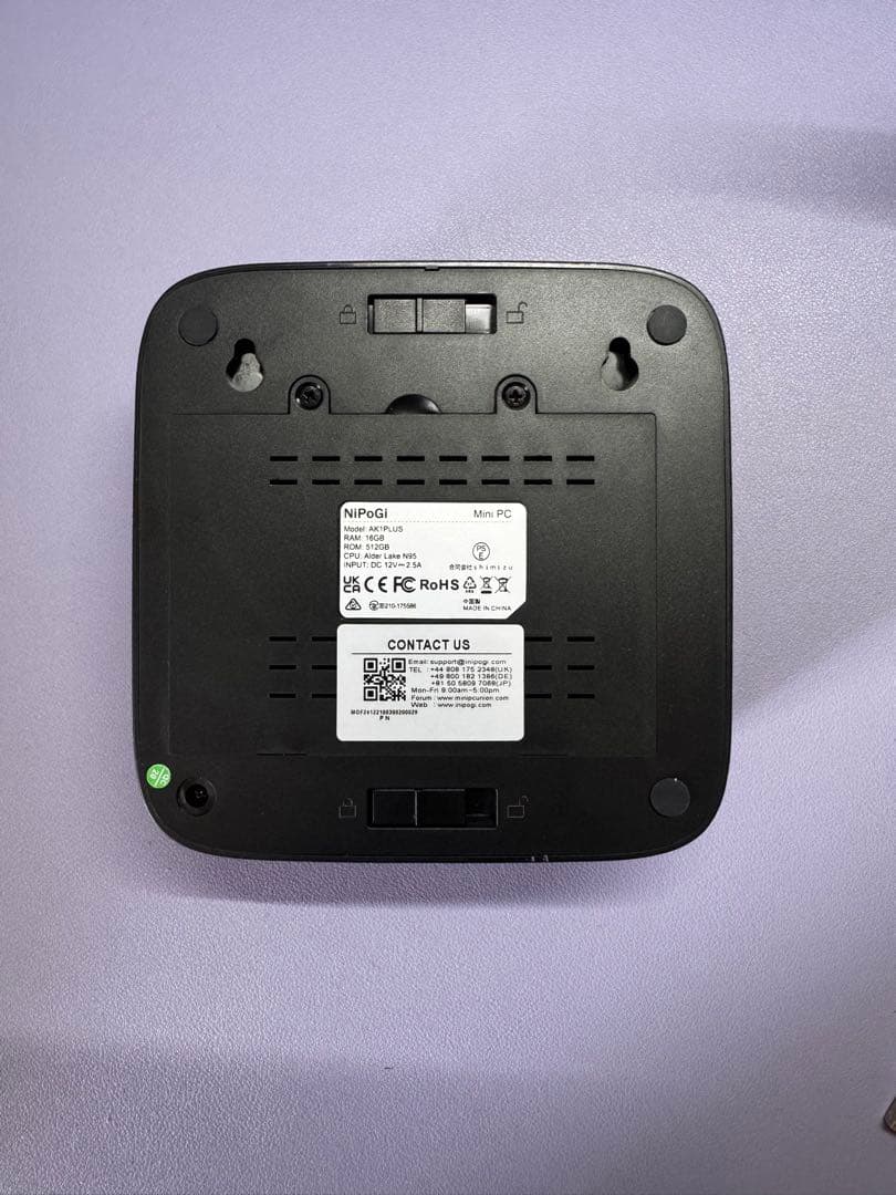 NiPoGi ミニPC Intel Inside - メルカリ