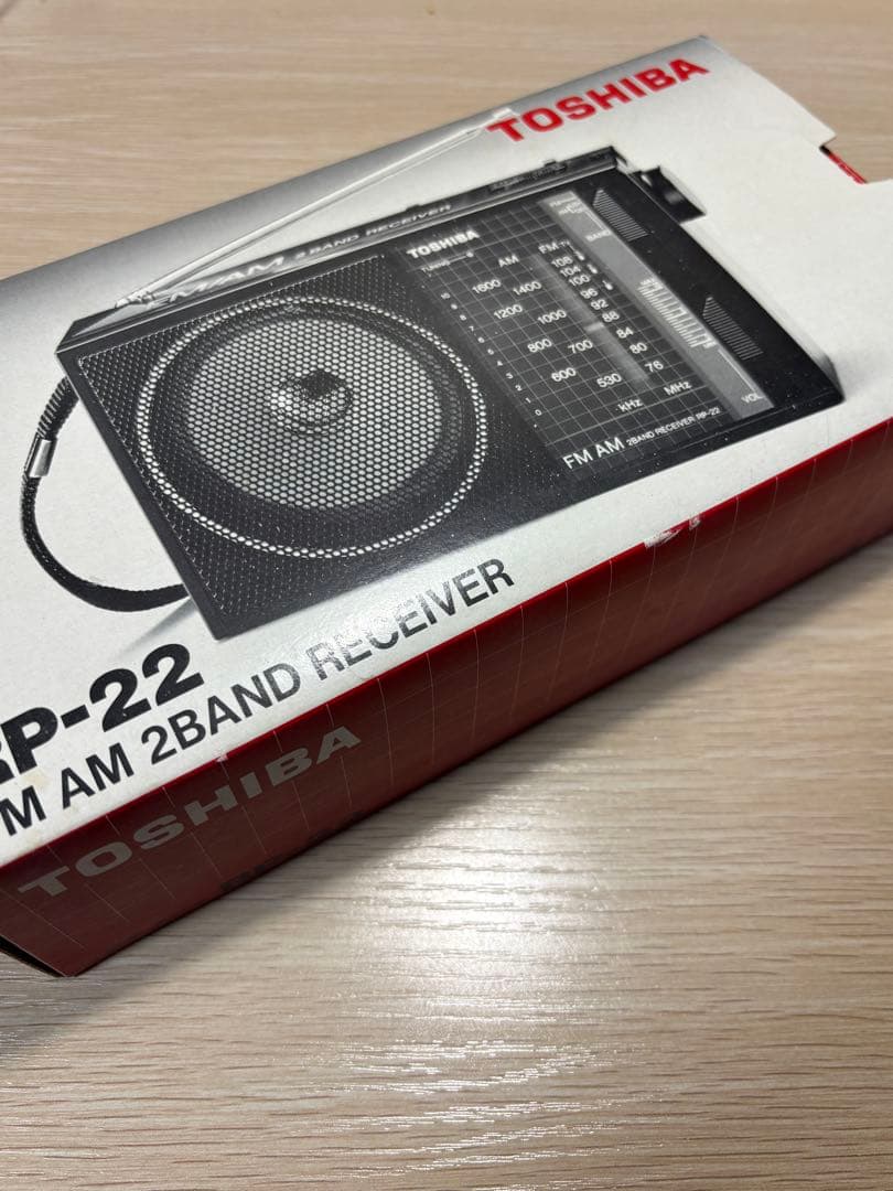 超希少】TOSHIBA RP-22 FMAM2バンドレシーバー ラジオ未使用品 - メルカリ