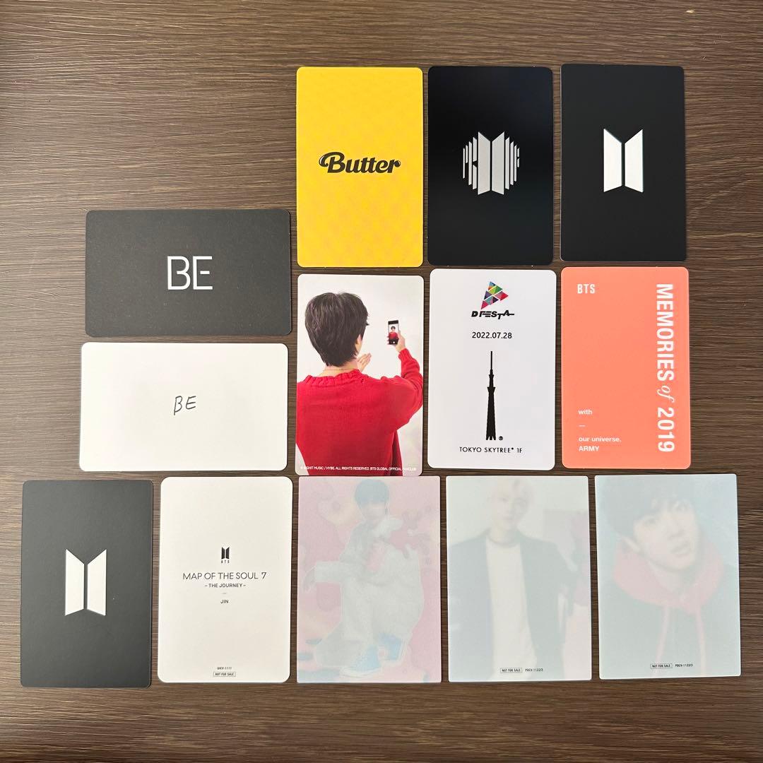 BTS ジン JIN トレカ DFESTA ディフェスタ メモリーズ セット - メルカリ