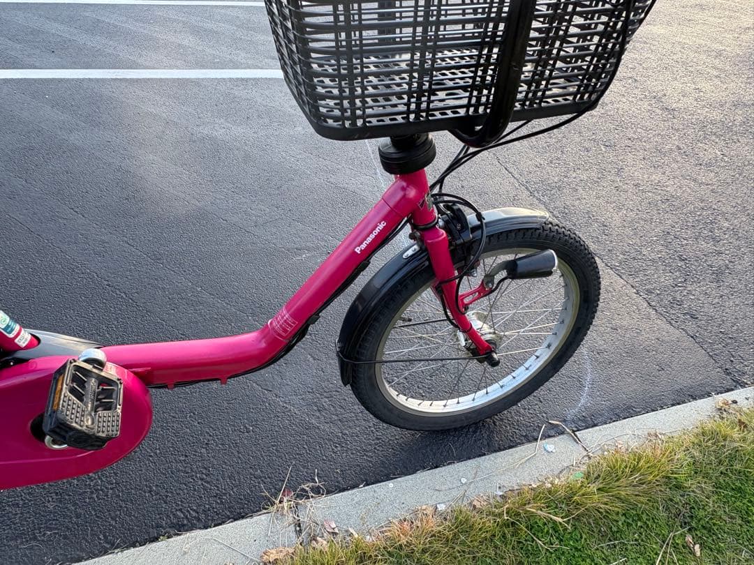 中古20インチPanasonic電動アシスト自転車 13.2Ah4点灯 大阪 - メルカリ