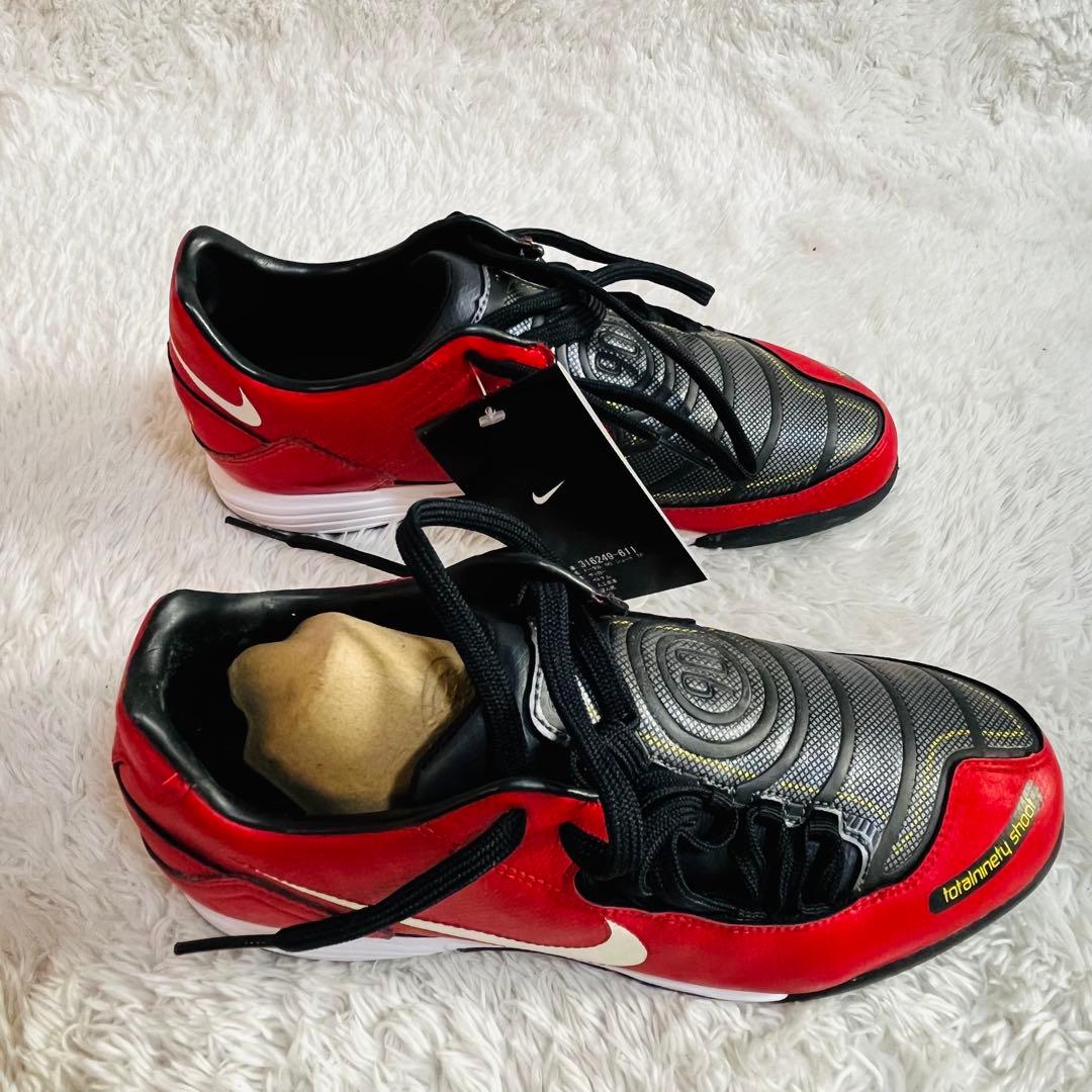Nike トータル90 シュート 24.5cm レッド/グレー 新品タグ付き