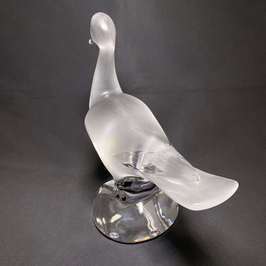 フランス ラリック クリスタル ラージダック アヒル 置物 オブジェ 美