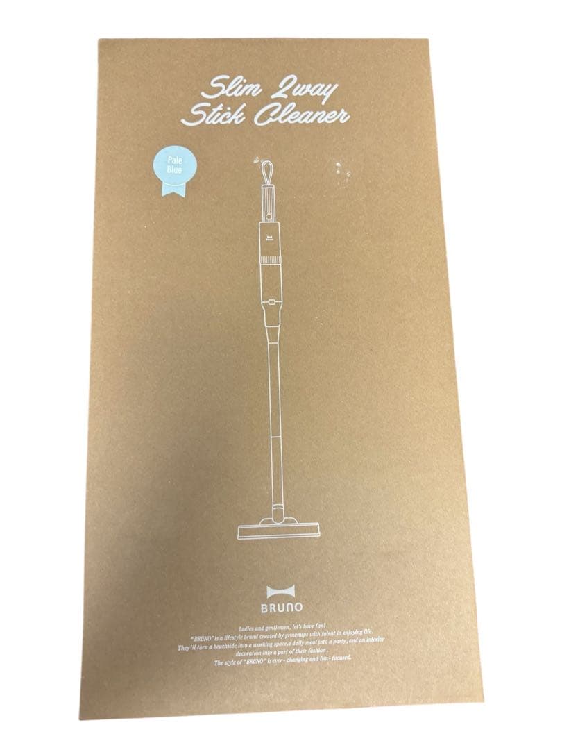 新品 BRUNO スリム2WAYスティッククリーナー　BOE124-IV BRUNO(ブルーノ)スリム2WAYスティッククリーナー アイボリー[BOE124-IV