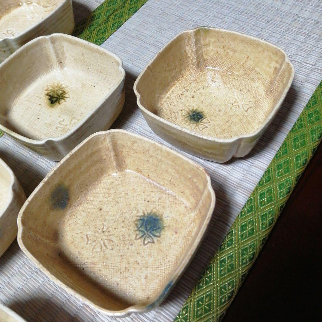 瀬戸焼 加藤丈助 黄瀬戸角向付 11客 大正〜昭和初期 - メルカリ