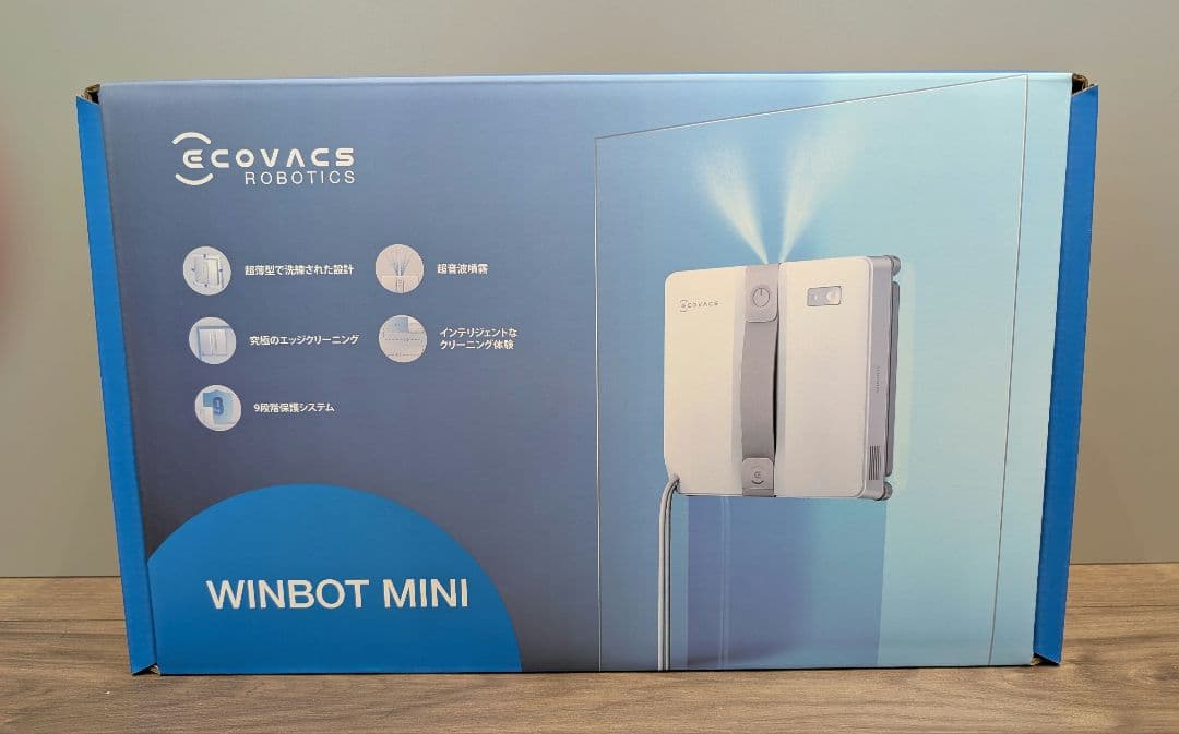 ECOVACS WINBOT MINI 窓掃除ロボット　送料無料　エコバックス Amazon | ECOVACS(エコバックス) WINBOT MINI 窓掃除 窓拭きロボット