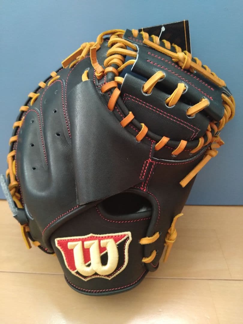 Wilson ウィルソン WTAHTG2BZ 硬式捕手用 トレーニングミット 楽天市場】ウィルソン トレーニング用ミット Try Hard 捕手用
