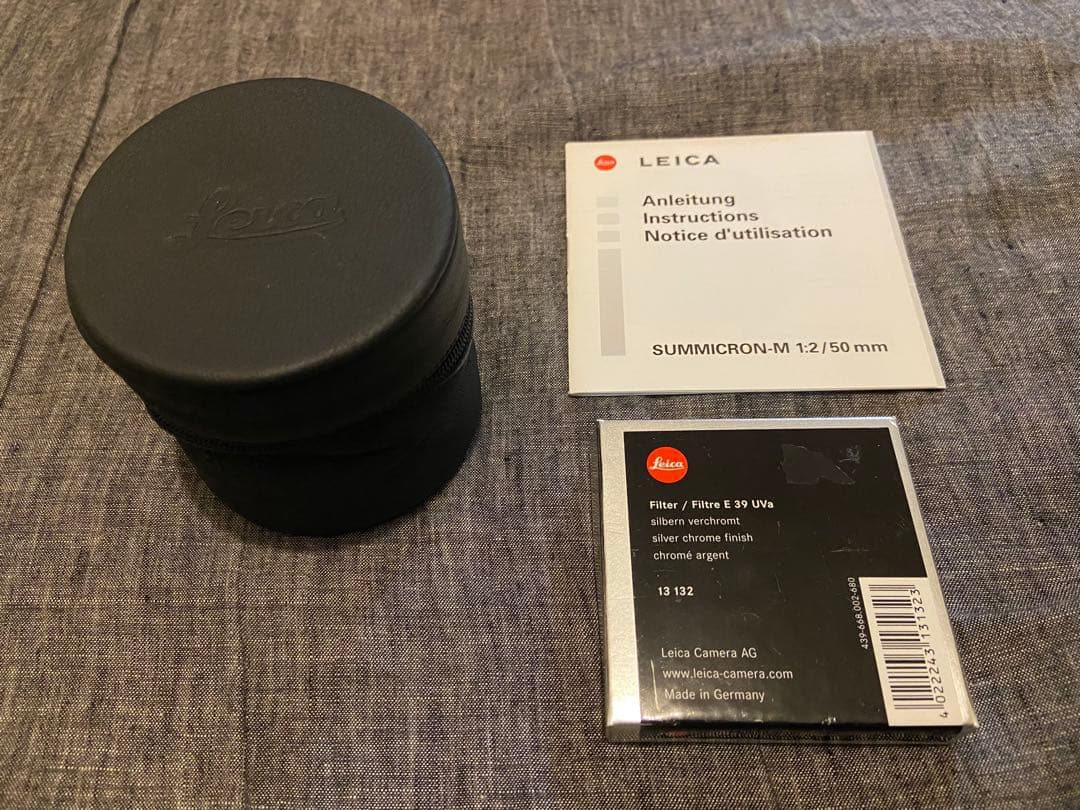 LEICA SUMMICRON-M 1:2/50mm 11826 美品
