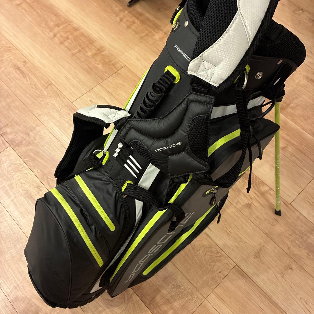 新品】Porsche ゴルフバッグ・キャディバッグ•カバーもポケットにあり