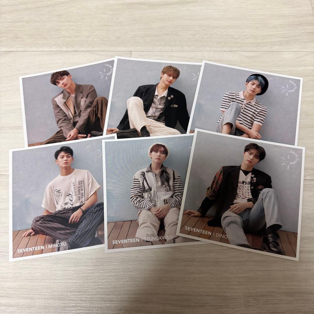 SEVENTEEN 舞い落ちる花びら セブチ トレカ ポストカード - メルカリ