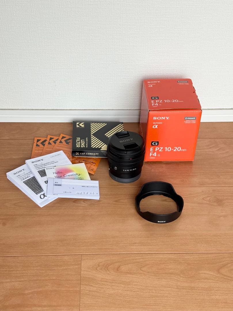SONY E PZ 10-20mm F4 G ズーム 美品 接眼コーティング済 - メルカリ