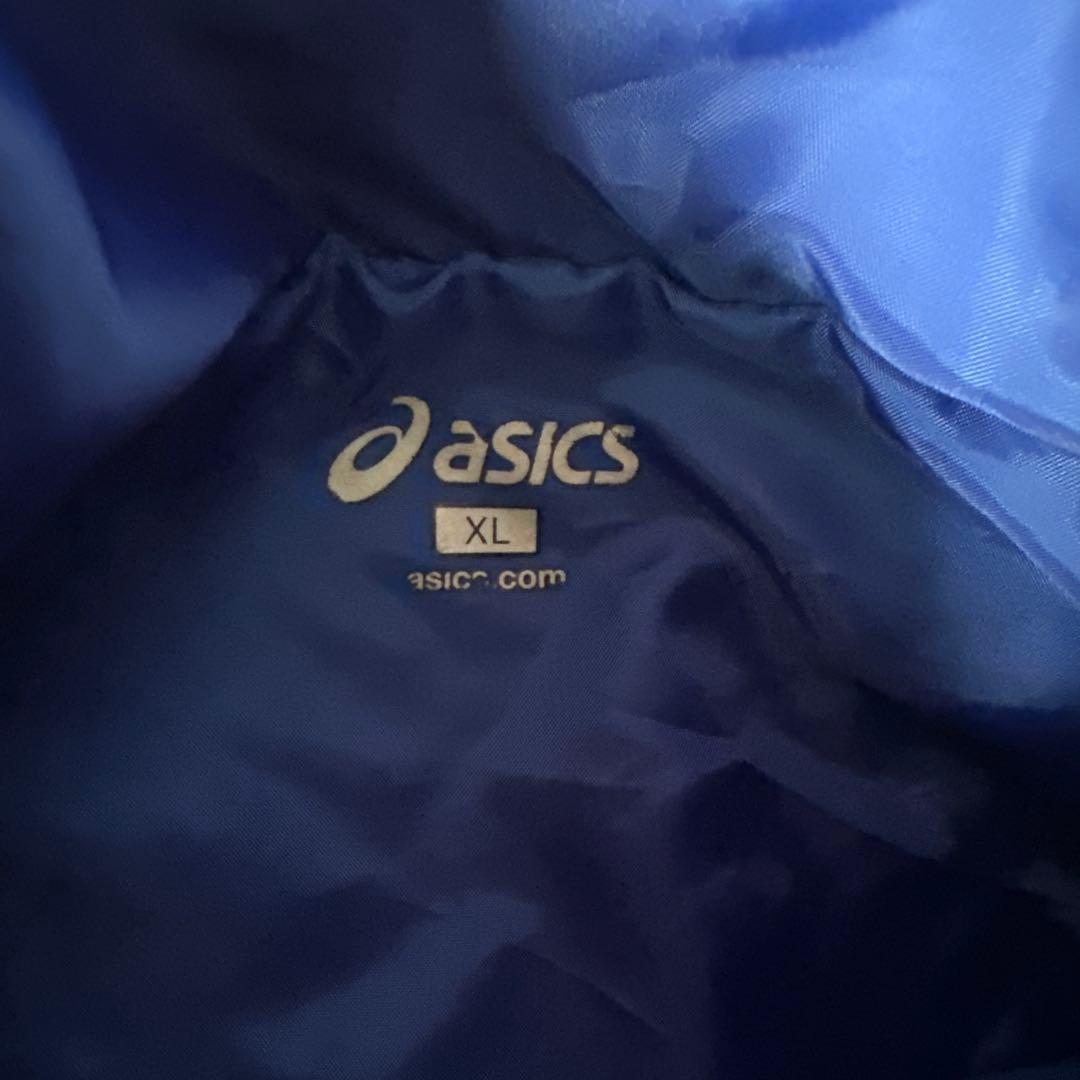 山梨学院高校 サッカー部 ウォーマー XL アシックス ネイビー 高校