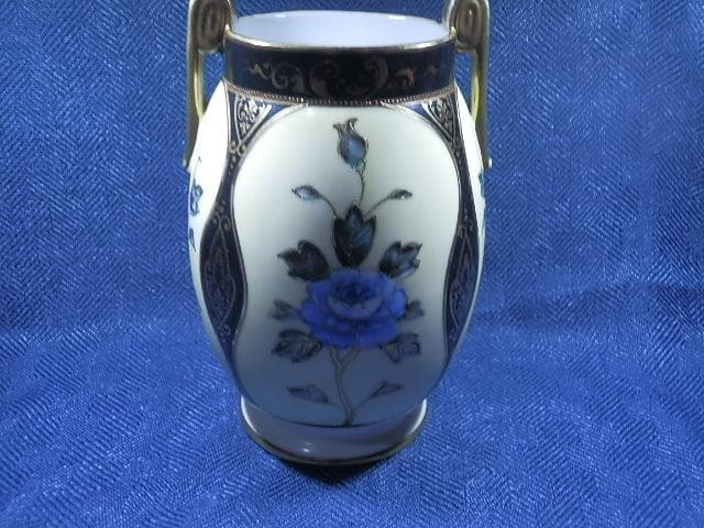 オールドノリタケ　花瓶　１９１０年　盛り上げ金彩　牡丹 ノリタケ オールドノリタケ 金彩牡丹文 花器ペア : リビングT&S - 通販