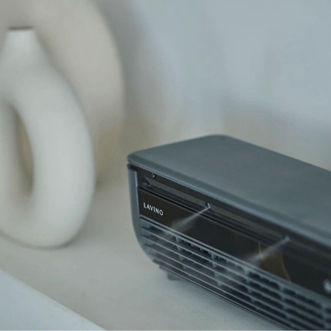 【送料無料】LAVINO　クールエアーミスト　ミニエアコン　ブルーグレイ LAVINO（ラビーノ） 卓上クーラー ミニエアコン クールエアーミスト