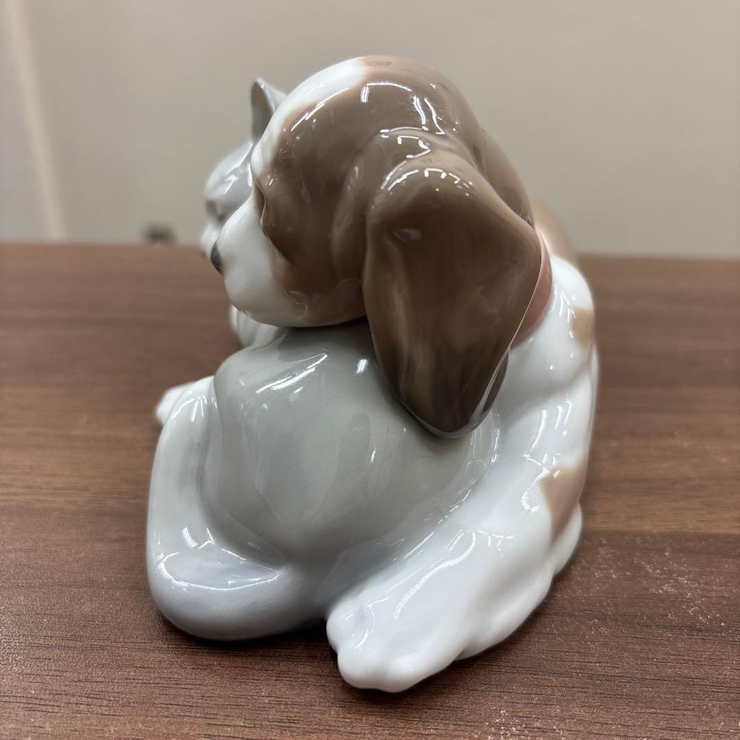 リヤドロ LLADROフィギュリン 6599 いつも一緒 犬 猫 動物