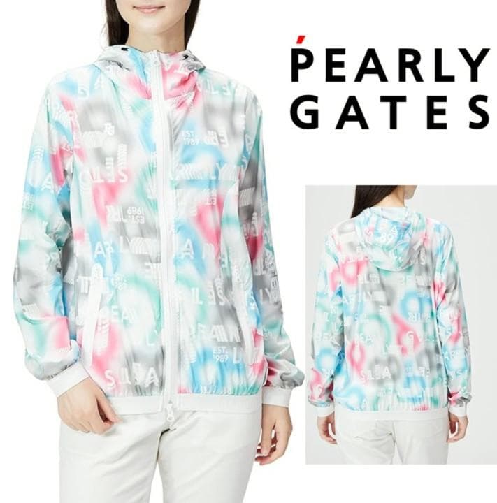 40,700円新品【パーリーゲイツ】防水性グラデーション撥水 ジップブルゾン 0 サンベールサッカーフルジップブルゾン(アウター(ブルゾン、ウインド