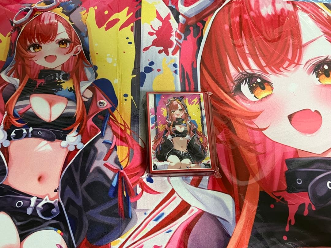 白詰草 スリーブ プレイマット ぶいすぽっ！猫汰つな w7 - メルカリ