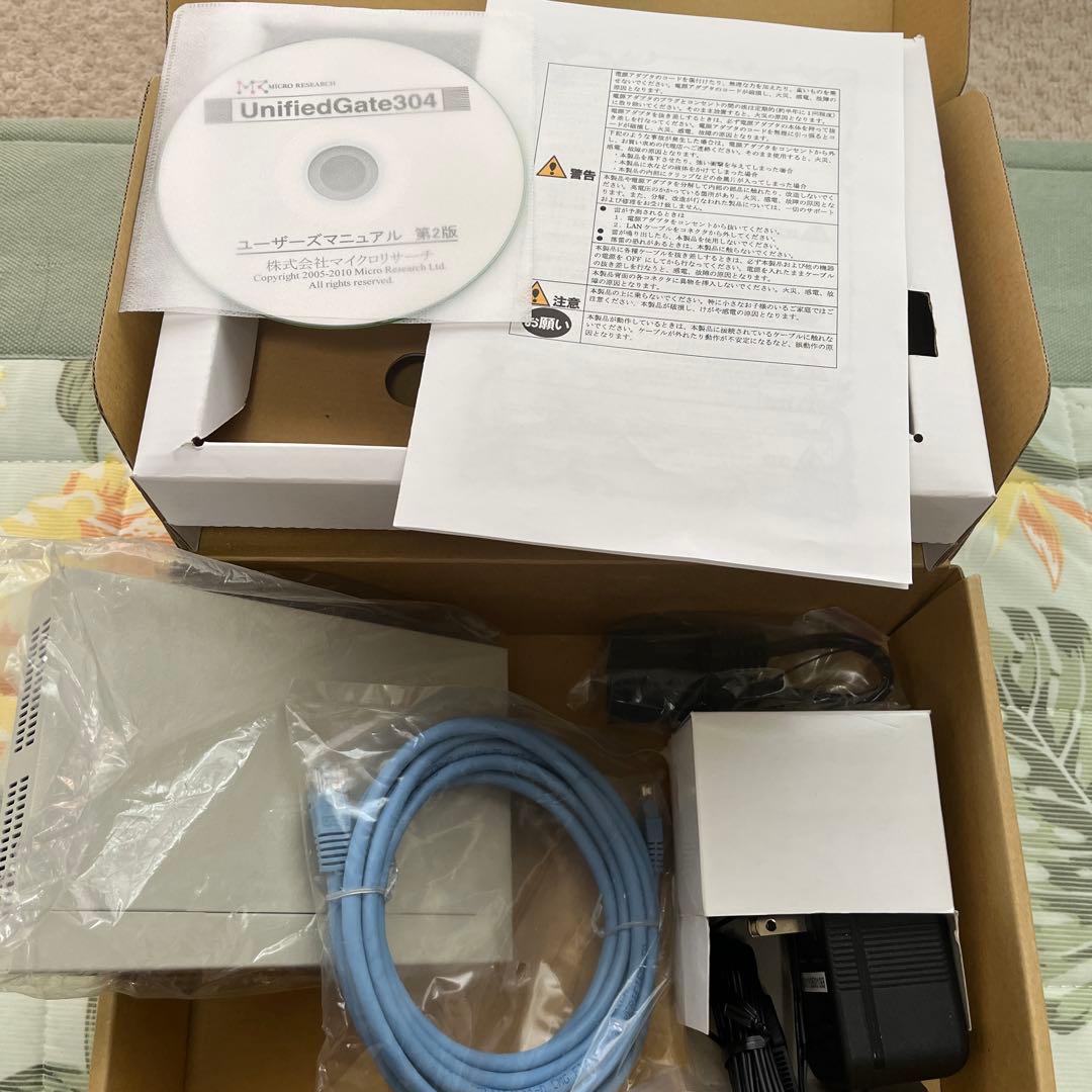 AVM UnifiedGate304 ルーター MR-UG304 プロトコルフリーなレイヤー2VPN装置 拠点間HUB｜ UnifiedGate304 MR