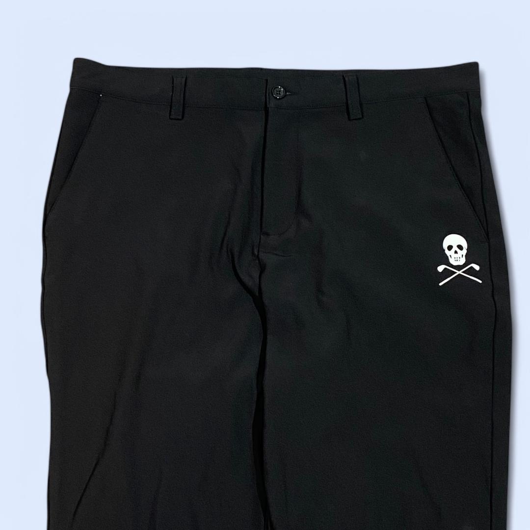 【韓国モデル】MARK＆LONA 裏起毛 パンツ ブラック 34 ゴルフ COMONGOLF（コモンゴルフ） ゴルフウエア メンズ 春ゴルフパンツ 裏