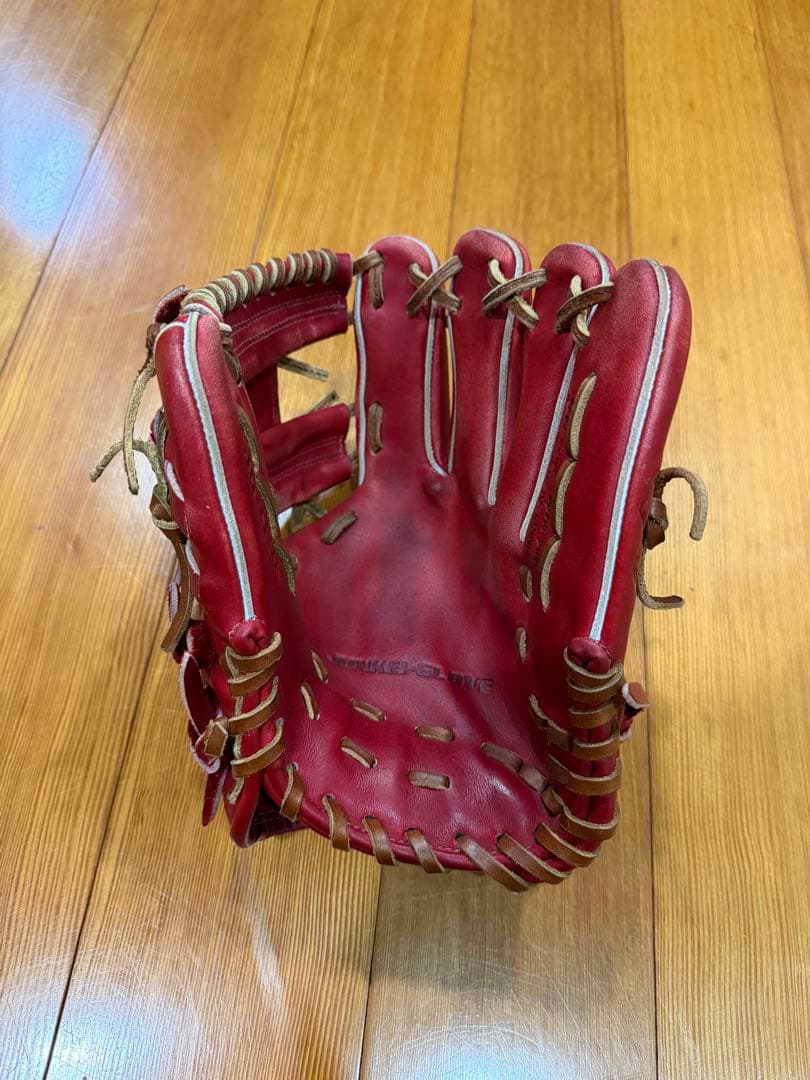 超緊急価格！！ジュンケイグラブ 6214A型 あずきブラウン - メルカリ