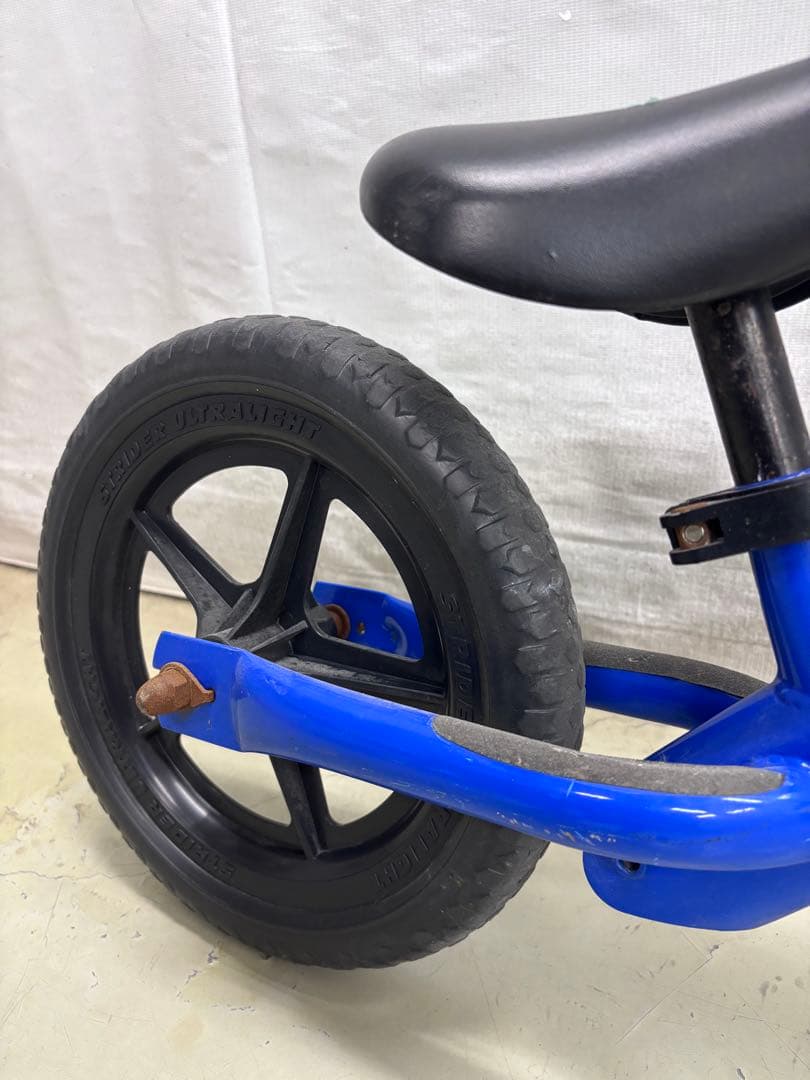 STRIDER バランスバイク 青 12インチ 幼児用バイク - メルカリ