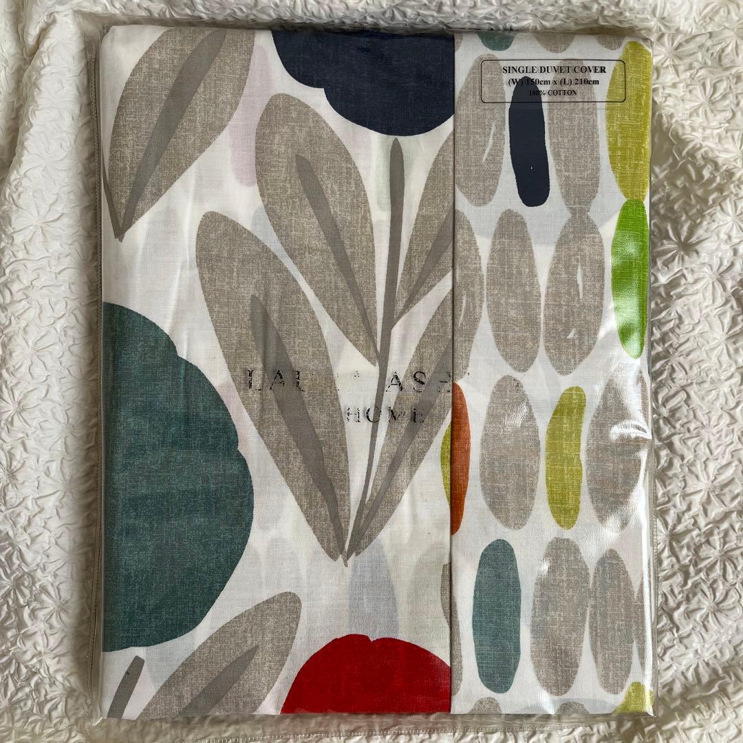 新品 未開封 ローラアシュレイ 掛け布団カバー シングル 花柄 ドット