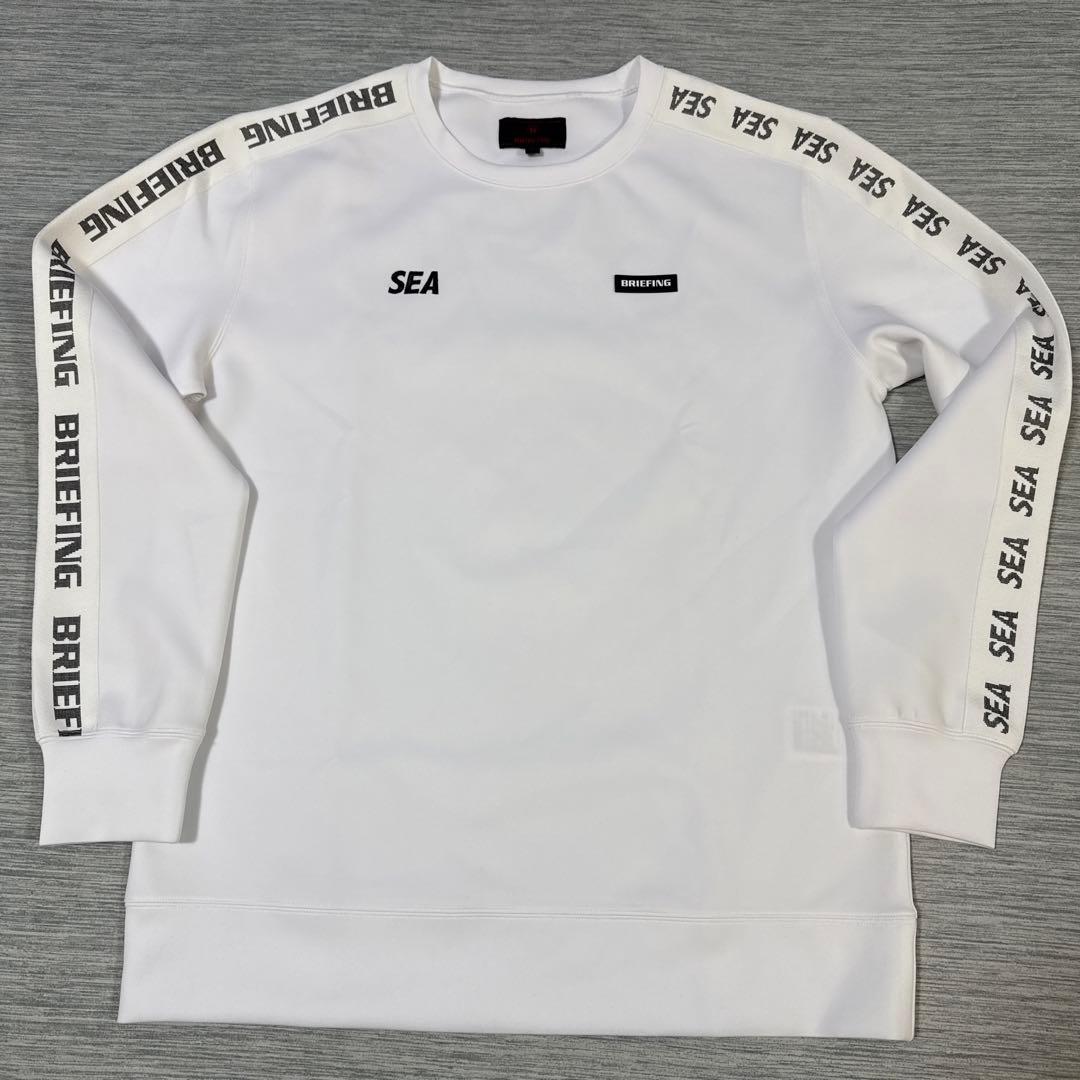 美品　WIND AND SEA × BRIEFING サイドロゴ　トレーナー 楽天市場】wind and sea トレーナーの通販