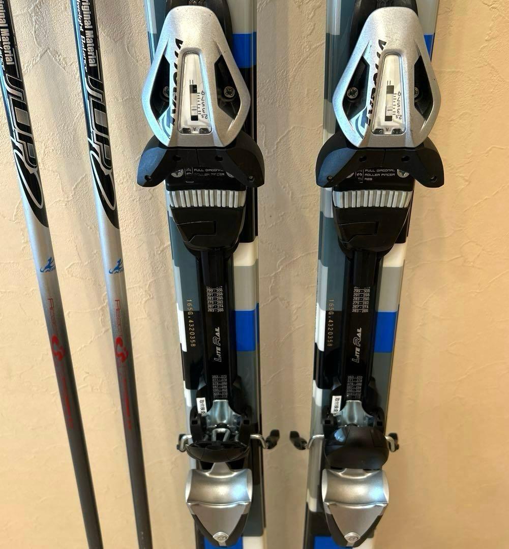 ◾️カービングスキーセット スキー板165㎝ ブーツ27㎝ メンズ用 男性用