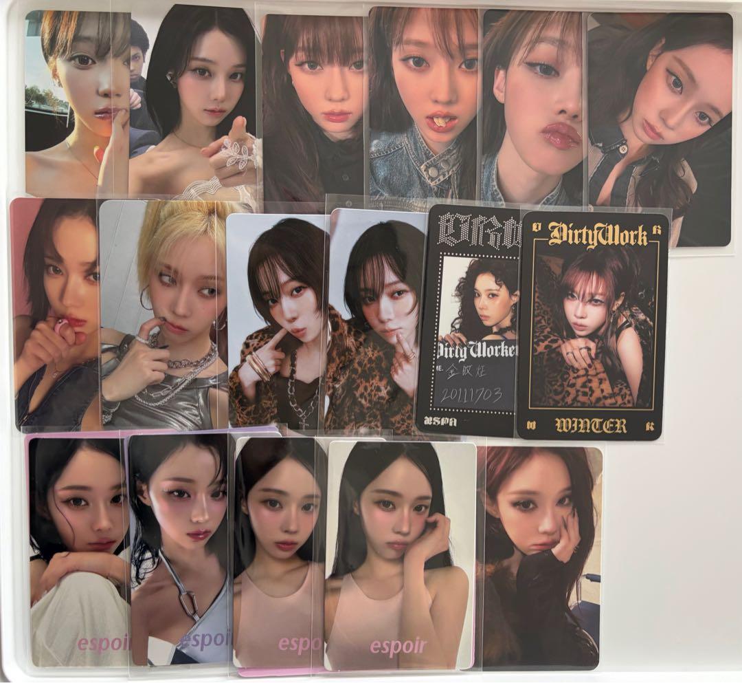 aespa ウィンター トレカ ☆ - メルカリ