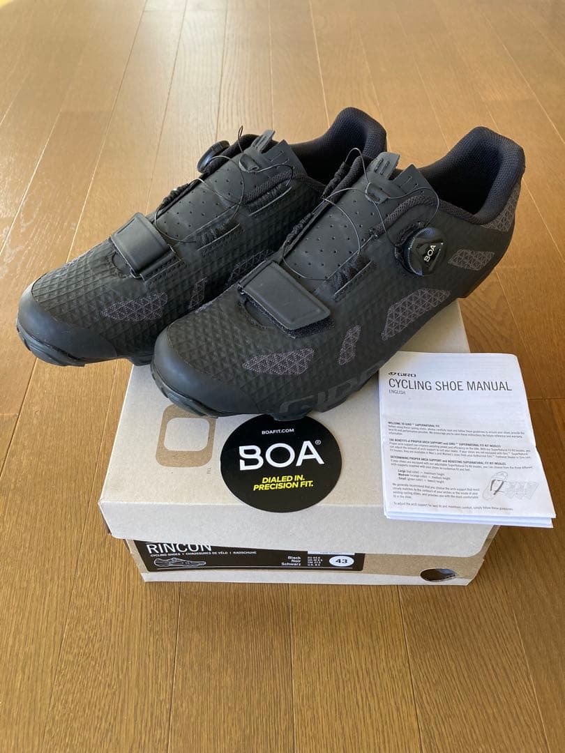 ウェア GIRO RINCON CYCLING SHOES 43 GIRO ( ジロ ) ビンディングシューズ RINCON ( リンコン ) ブラック 43