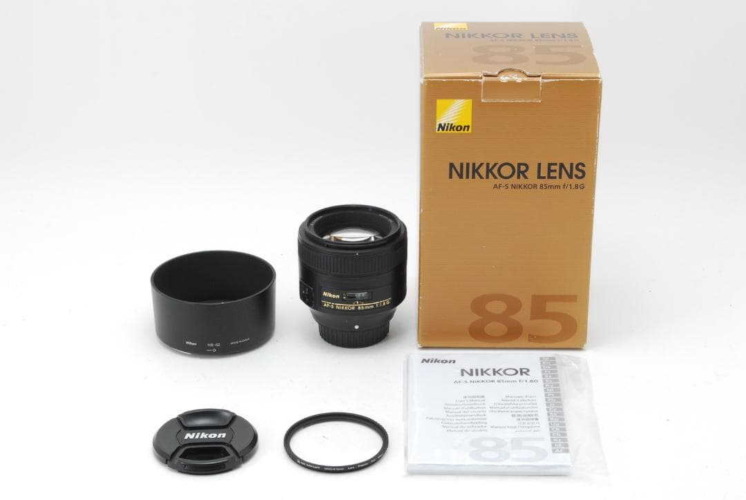 【美品箱付】ニコン Nikon AF-S NIKKOR 85mm f/1.8 G Amazon.com : Nikon AF S NIKKOR 85mm f/1.8G Fixed Lens with Auto