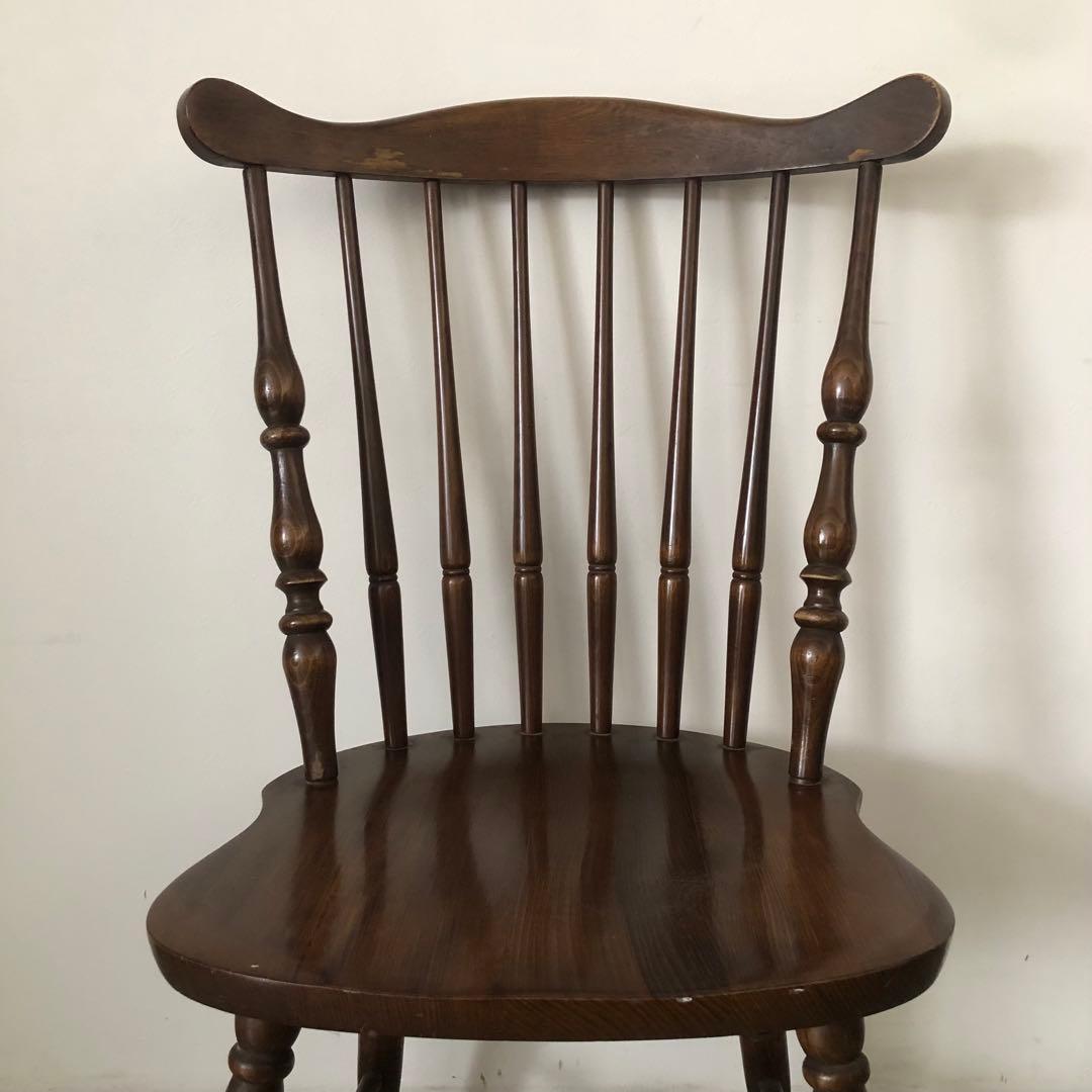 レトロ アンティーク 古家具 キツツキ 柏木工 飛騨産業 ウィンザー