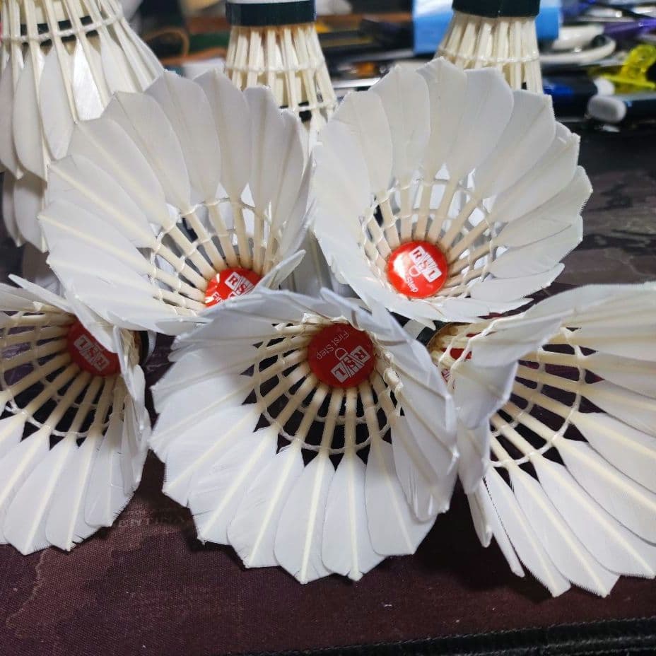 美品中古シャトル 120球 ゲーム練習/パターン練習/基礎打ち用 ほぼ軸