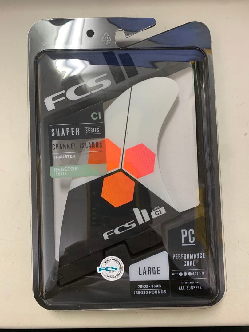 FCS2 CI UPRIGHT Channels Lサイズ FCS II CI Upright Tri Fin Set - FCS US