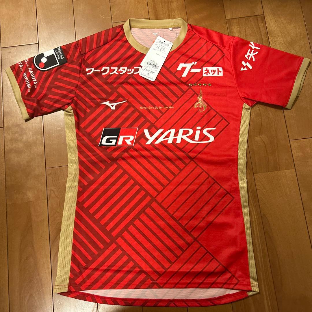 【1月末まで】名古屋グランパス オーセンティック ユニフォーム 2025 ミズノ メンズ サッカー/フットサル ライセンスシャツ 名古屋