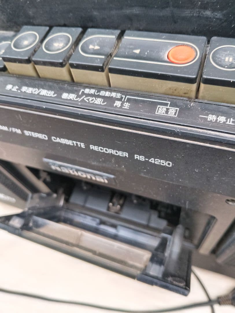 National RS-4250 ラジカセ ナショナルラジオ ST-5(よ44) - メルカリ