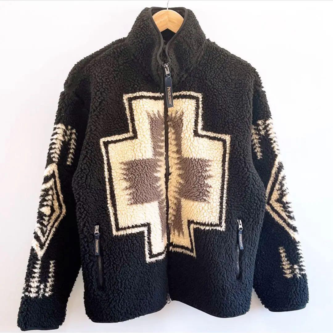PENDLETON ペンドルトン ネイティブ柄 ボアフリース フリース H55
