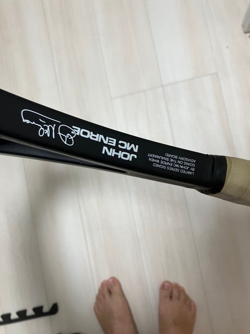 激レア品［良品］SNAUWAERT JHON MCENROE テニスラケット - メルカリ