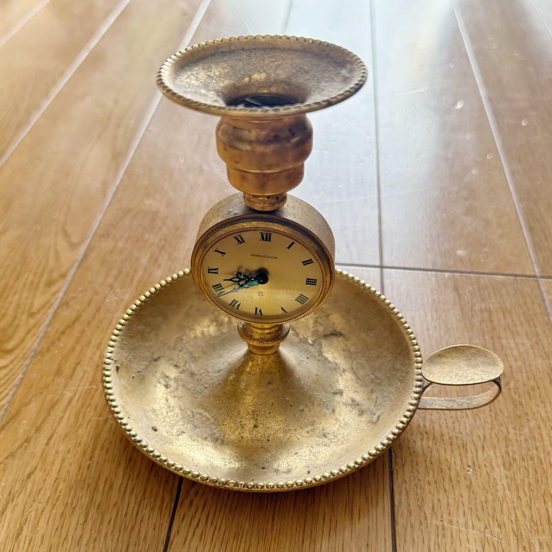 Jaeger-LeCoultre キャンドルホルダー付き置時計 不動品 - メルカリ