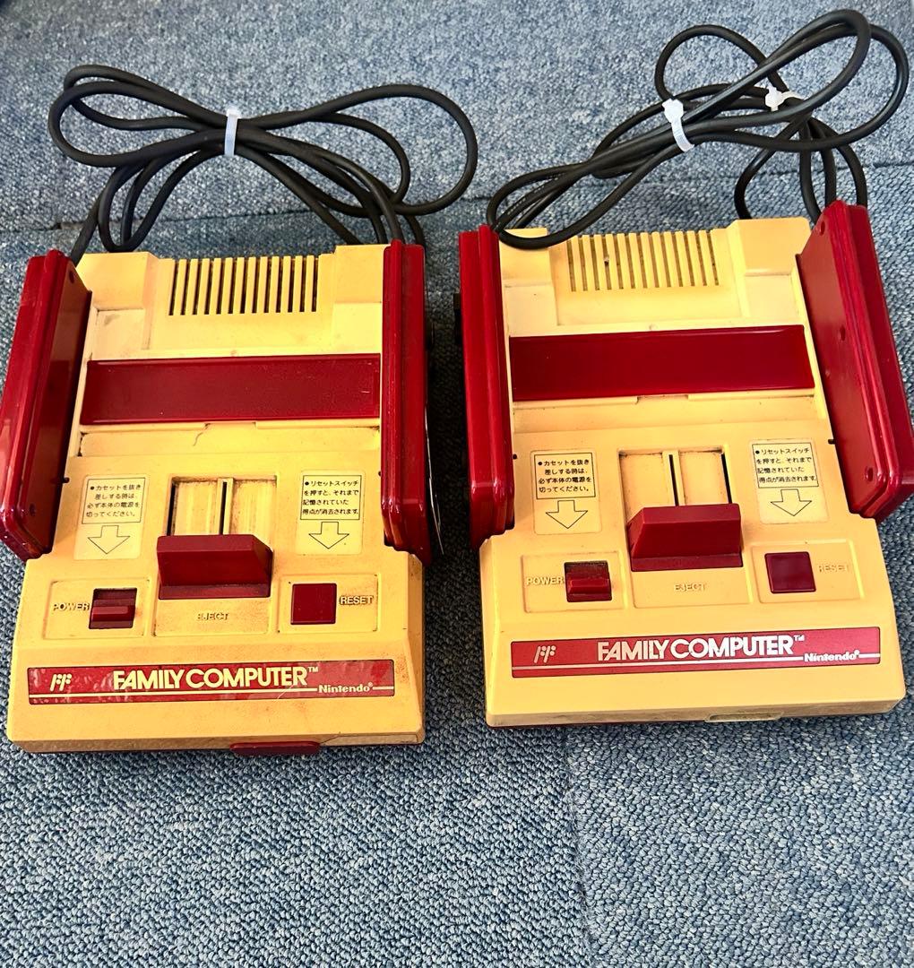 初代 ファミリー コンピュータ 本体 ファミコン ジャンク品 2台セット