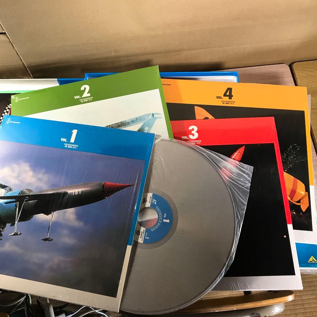 ほぼ未使用 サンダーバード LD BOX PART1〜PART4＋劇場版 5セット ほぼ