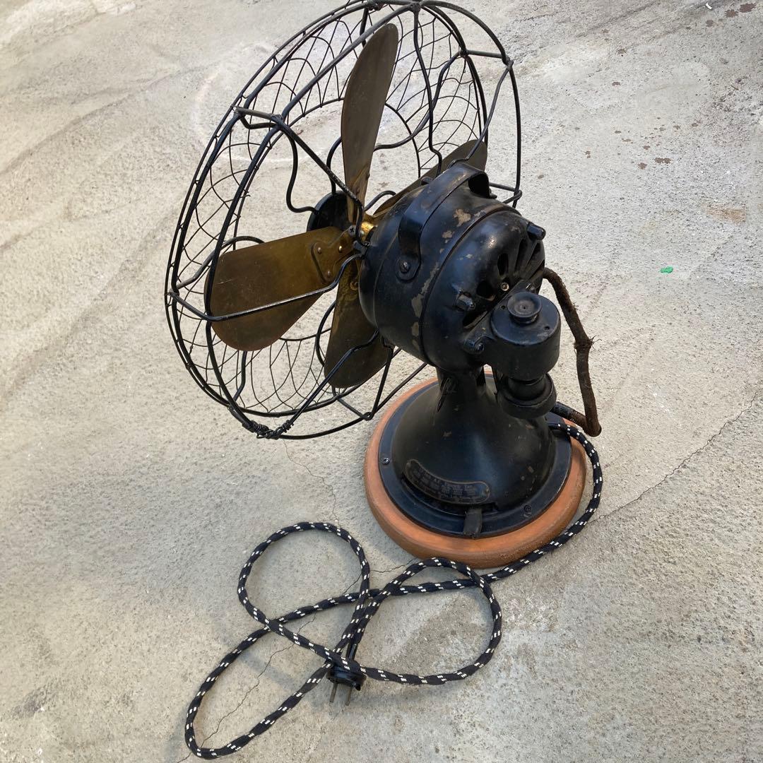 清*水様 ジャンク 芝浦製作所 扇風機 12インチ 4枚羽 鋳物 昭和レトロ