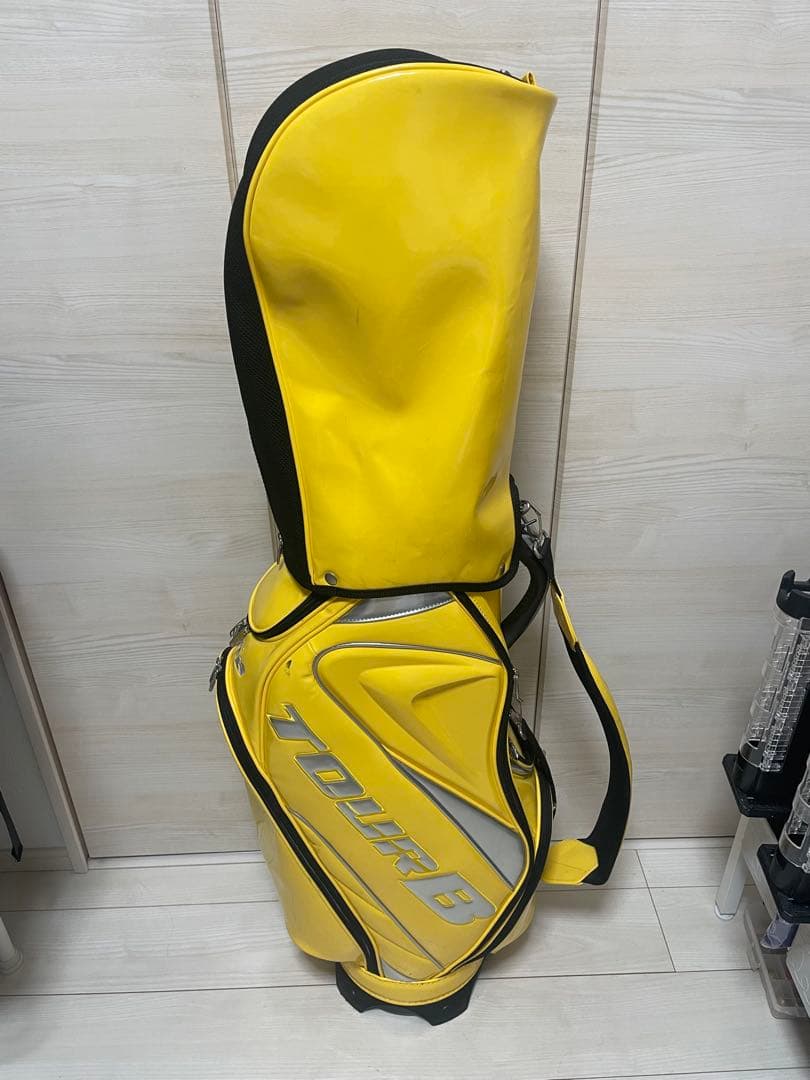 TOUR B イエロー エナメル キャディバッグ