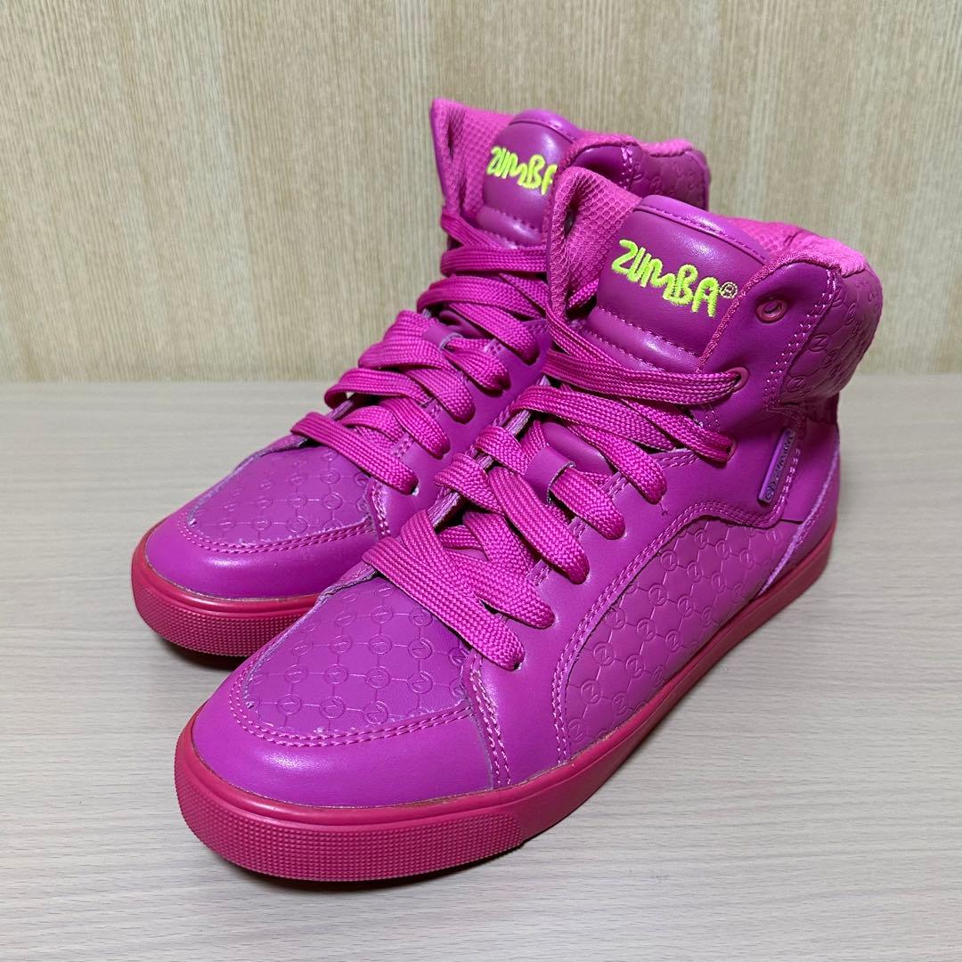 ZUMBA シューズ ズンバ シューズ ハイカットスニーカー 24cm位 - メルカリ