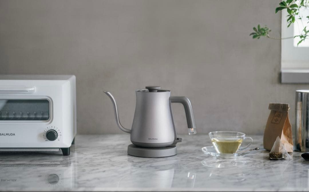 【新品未使用品】BALMUDA The Pot 0.6L 電気ケトル シルバー