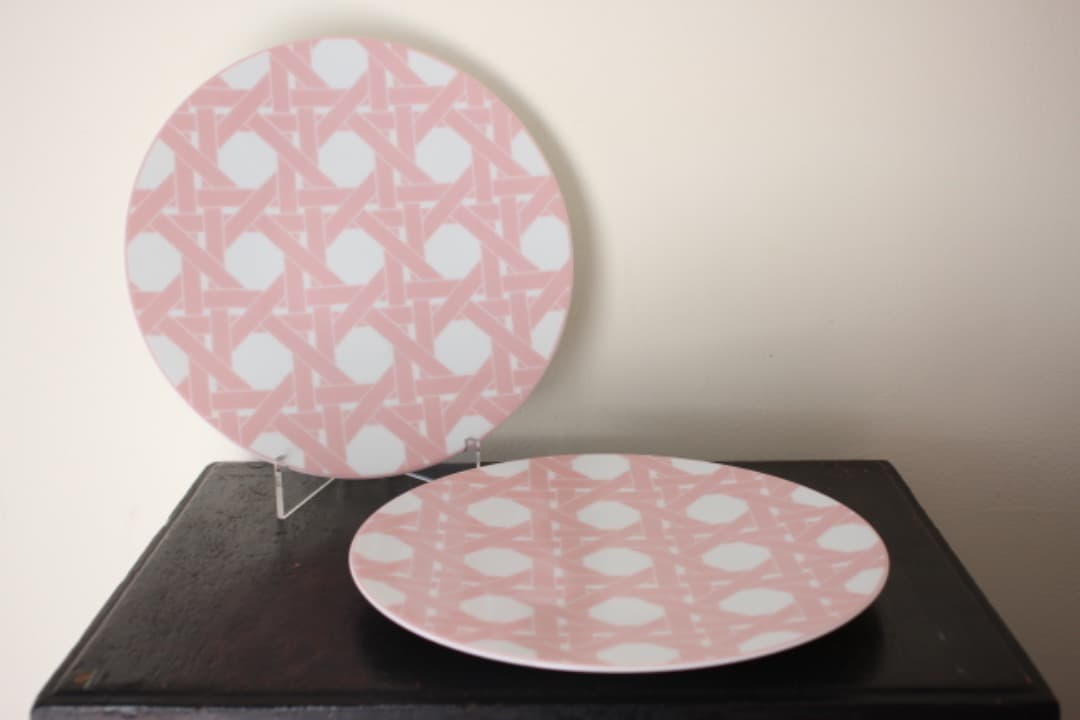 ディオール　カナージュ　プロヴァンス　２１cmデザートプレート　ペア 楽天市場】【正規店入荷】【名入れ代込】【ロゴ対応】DIOR ディオール