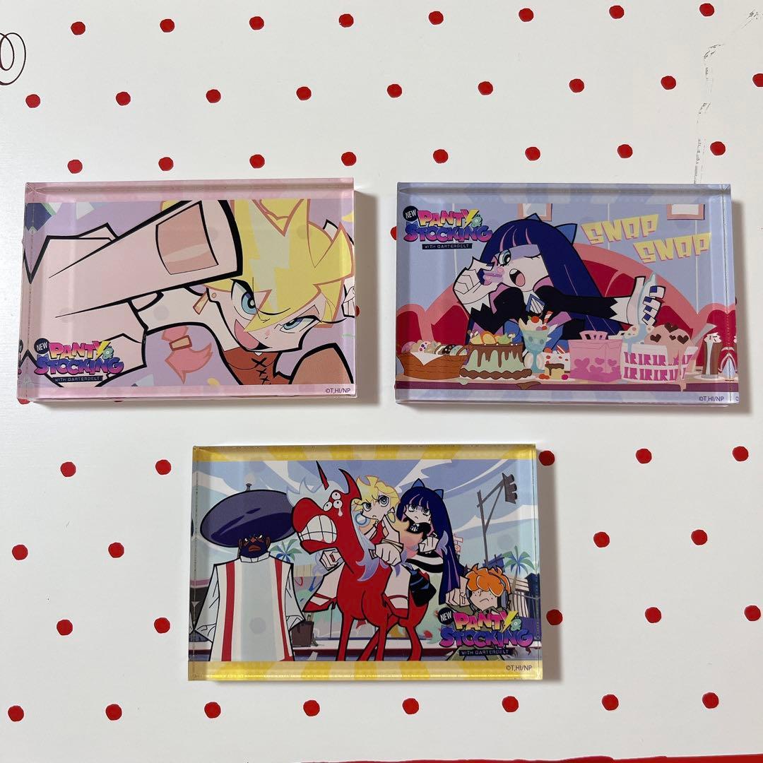 パンティ&ストッキング アクリルブロック - メルカリ