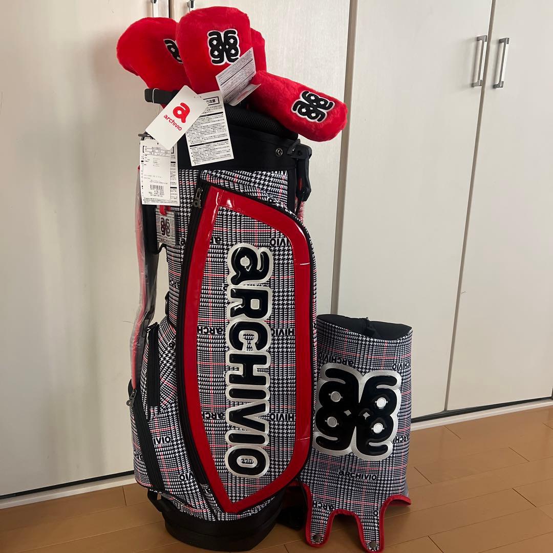 新品　アルチビオ キャディバック　セット archivio（アルチビオ） ゴルフ 「MENS」キャディバッグ メンズ